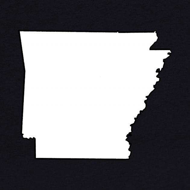 Arkansas - Blank Outline by loudestkitten